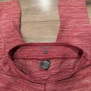 NOBULL Wine Heathered Leggings